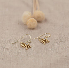 Burst Earrings: Gold