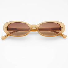 Mimi Acetate Oval Sunglasses  : Sand