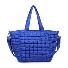 Dreamer - Quilted Puffer Nylon Tote: OIive