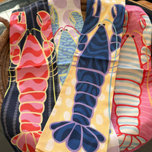 Lobstah Towels Miss Navy