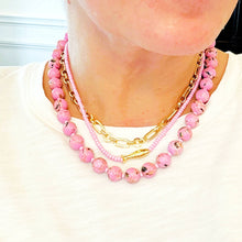 Lucky Fish Beaded Necklace: Dark Navy / 16 inch
