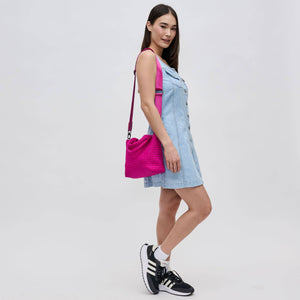 Sky's The Limit - Woven Neoprene Small Crossbody: Black