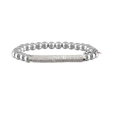 Lexi Crystal Bar Bracelet: Gold/Silver