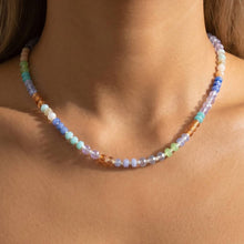 Mixed Glass Beaded Strand Necklace: GDIV