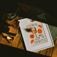 Aperol Spritz Art Print: 11 x 14
