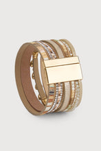 Quad Heart Leather Bracelet