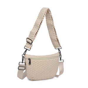 Ethereal - Woven Neoprene Crossbody: Grey