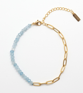 Paloma Anklet ~ Salty Babes: Blue Sky