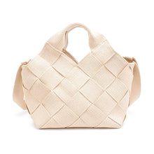 Resilience - Woven Straw Tote: Cream