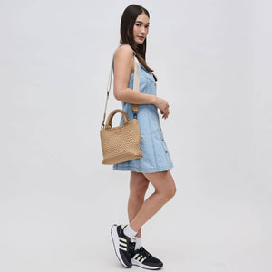 Sky's The Limit - Woven Neoprene Small Crossbody: Black