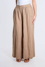 Angelena Linen Wide Leg Pant (PL187): 040 Medium Gray