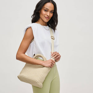 Sky's The Limit - Small Laced Up Eco-Edition Crossbody: Coral