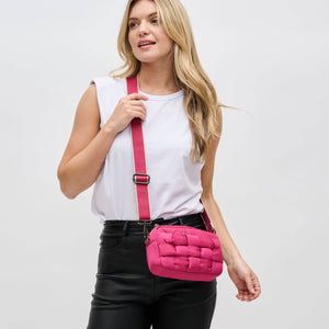 Inspiration - Woven Nylon Crossbody: Emerald
