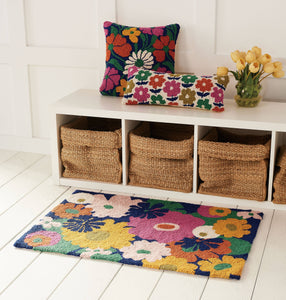 Groovy Blooms Hook Pillow - Elizabeth Olwen