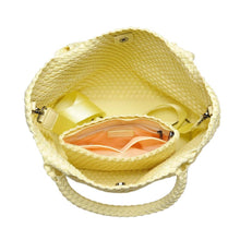 Sky's The Limit Medium Woven Neoprene Tote: Butter
