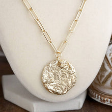 Treasure Trio – 3-in-1 Layered Hammered Coins Necklace: Gold Tone