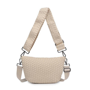 Ethereal - Woven Neoprene Crossbody: Grey