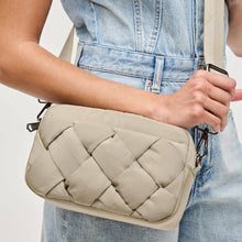 Inspiration - Braided Woven Nylon Crossbody: Cream