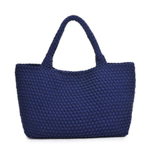 Sky's The Limit - Large Laced Up Eco-Edition Tote: Navy