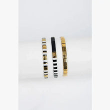 Rainbow Stretch Bracelet Set: Turquoise