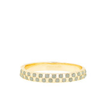 Stone hinge bangle: Gold-turquoise