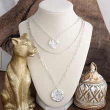 Treasure Trio – 3-in-1 Layered Hammered Coins Necklace: Gold Tone