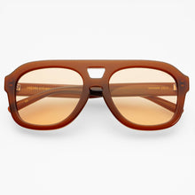 Voyager Acetate Oversized Aviator Sunglasses : Chocolate