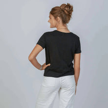 Celia Perfect Length Tee in Black