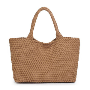 Sky's The Limit - Large Laced Up Eco-Edition Tote: Navy