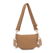 Ethereal   Woven Sustainable Crossbody: Nude
