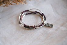 Sterling Silver Triple Wrap Bracelet Collection : Silver Picasso