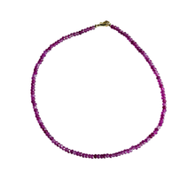 Dainty Candy Gemstone Necklace: Aqua Jade