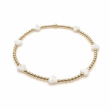 The Love Bracelet in White Mother of Pearl: 7 inches