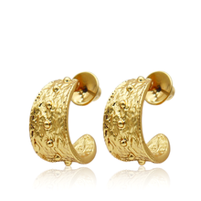 Mini Dots Hoop Earrings - 24K Gold Plated