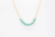Sprinkle of Cyan ~ Turquoise: 18K Gold