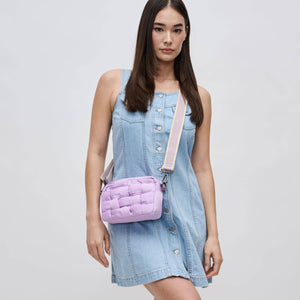 Inspiration - Woven Nylon Crossbody: Emerald
