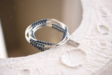 Sterling Silver Triple Wrap Bracelet Collection : Silver Picasso