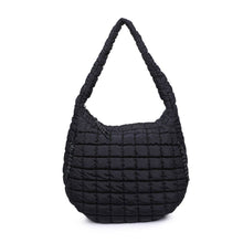 Revive - Quilted Puffer Nylon Hobo: Black