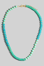 Stone And Glass Beaded Necklace: WHG1