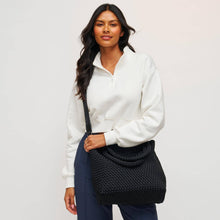 Sky's The Limit Medium Woven Neoprene Tote: Butter