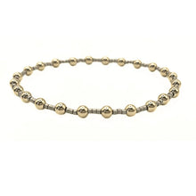 Coastal Pewter Newport Gold filled Waterproof Bracelet: 7"