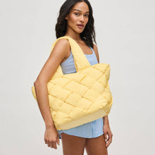 Intuition East West Woven Nylon Tote: Olive