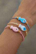 Fish Charm Bracelet: WHITE / One Size