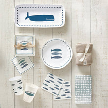Melamine Appetizer Plate - Fish - 8.75" Dia: 8.75" Dia