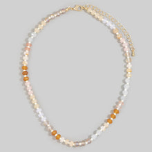 Mixed Glass Beaded Strand Necklace: GDBL