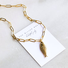 Remi Fish Pendant Necklace: 16 inch