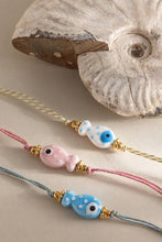 Fish Charm Bracelet: WHITE / One Size