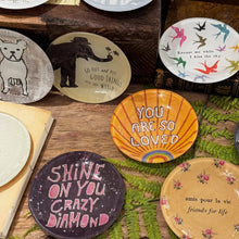 Excuse Me While I Kiss The Sky Mini Round Decoupage Plate - 4"