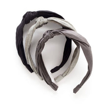 *Dupioni Silk - Neutral Palette - Side Bow Headband: Cream