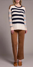 Boatneck  sweater, caramel